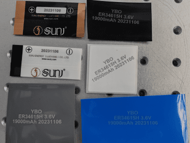 Lithium battery marking