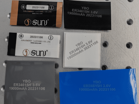 Lithium battery marking